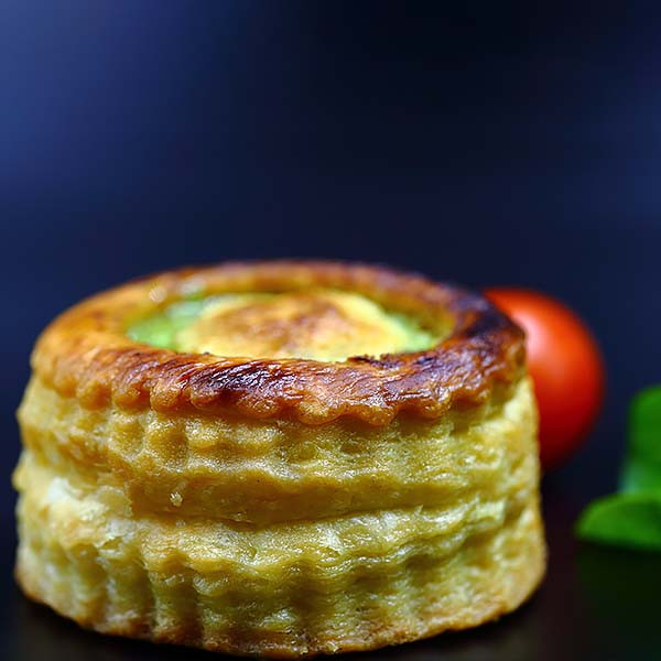 Bouchée à la reine farcie aux escargots